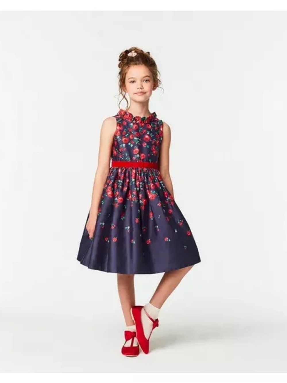 Limited Edition Janie&Jack American Girl Wrapped in Roses Party Dress